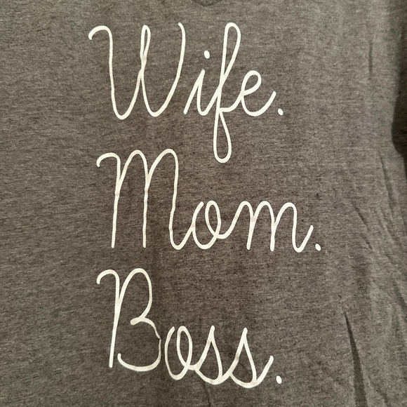 G Supply Wife, Mom, Boss XXL Grey T-Shirt - Picture 3 of 4